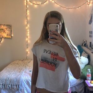 forever 21 “believe in yourself” shirt